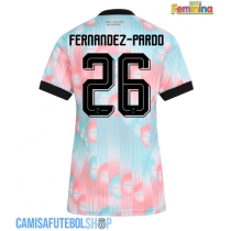 Camisa de time de futebol Bélgica Matias Fernandez-Pardo #26 Replicas 2º Equipamento Feminina Mundo 2026 Manga Curta